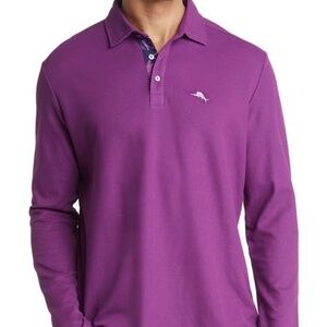 $118 NWT Men's Tommy Bahama Island Zone Lumin Fronds Five O'Clock Polo Shirt XL